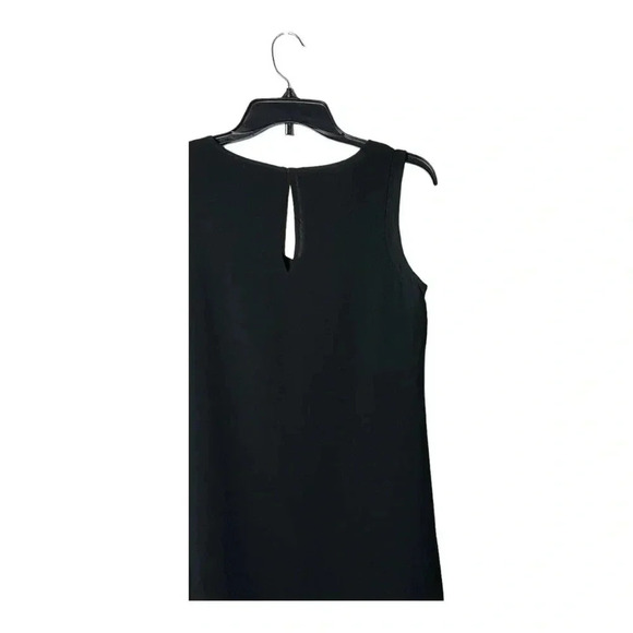 1857. WHITE HOUSE BLACK‎ MARKET ASYMMETRICAL DRESS/TUNIC SIZE 2 BLACK IN COLOR - Picture 8 of 10